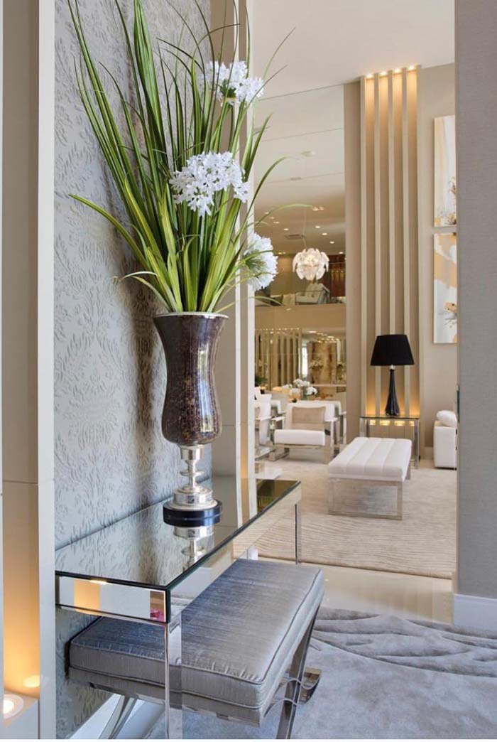 plantas para decorar hall