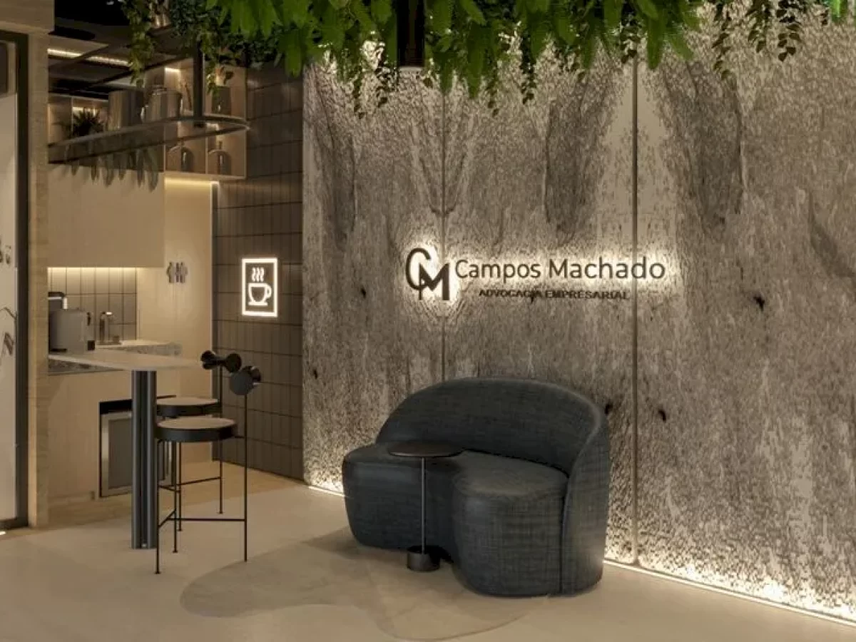 ideias decoração escritório advocacia moderno