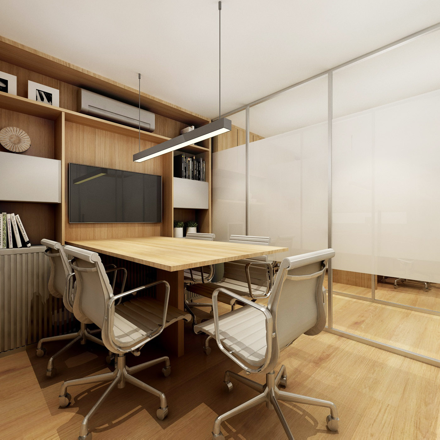 iluminação ideal sala reunião escritório advocacia