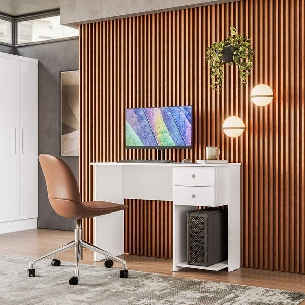 como usar prateleiras em escritório pequeno