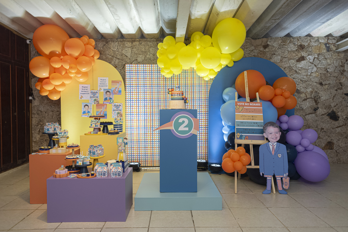 ideias de painel para festa de 2 anos masculino