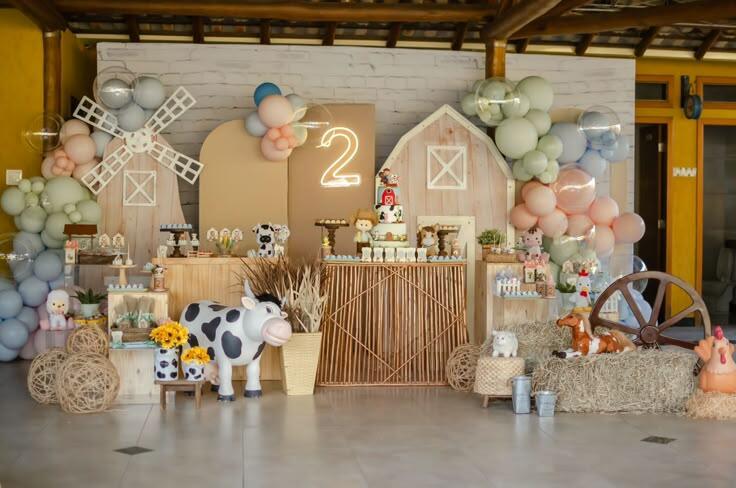 decoração festa 2 anos menino safari vs dinossauro