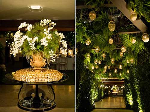 ideias criativas decoração bodas de esmeralda