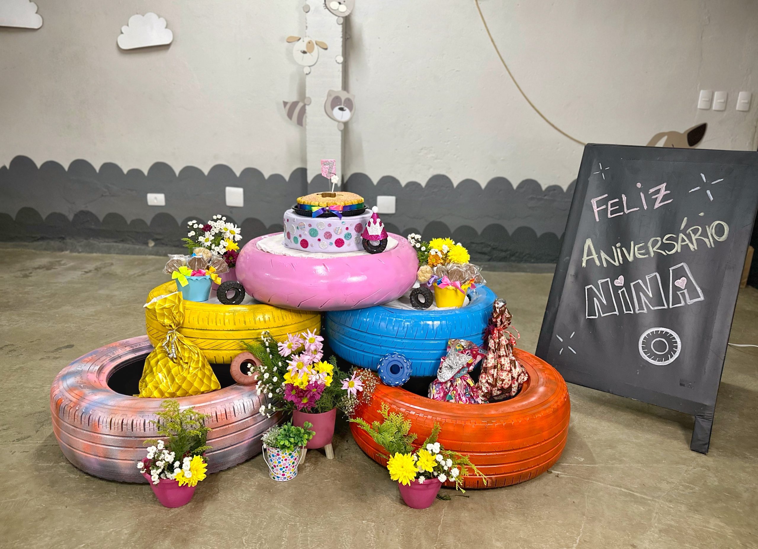 decoração para festa de cachorro simples