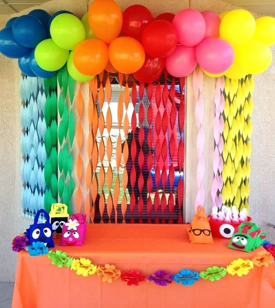 decoração dia das crianças DIY