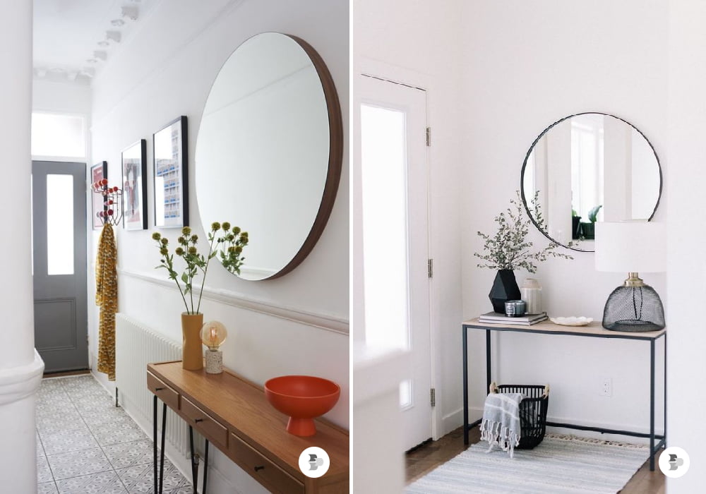 ideias de decoração hall de entrada pequeno