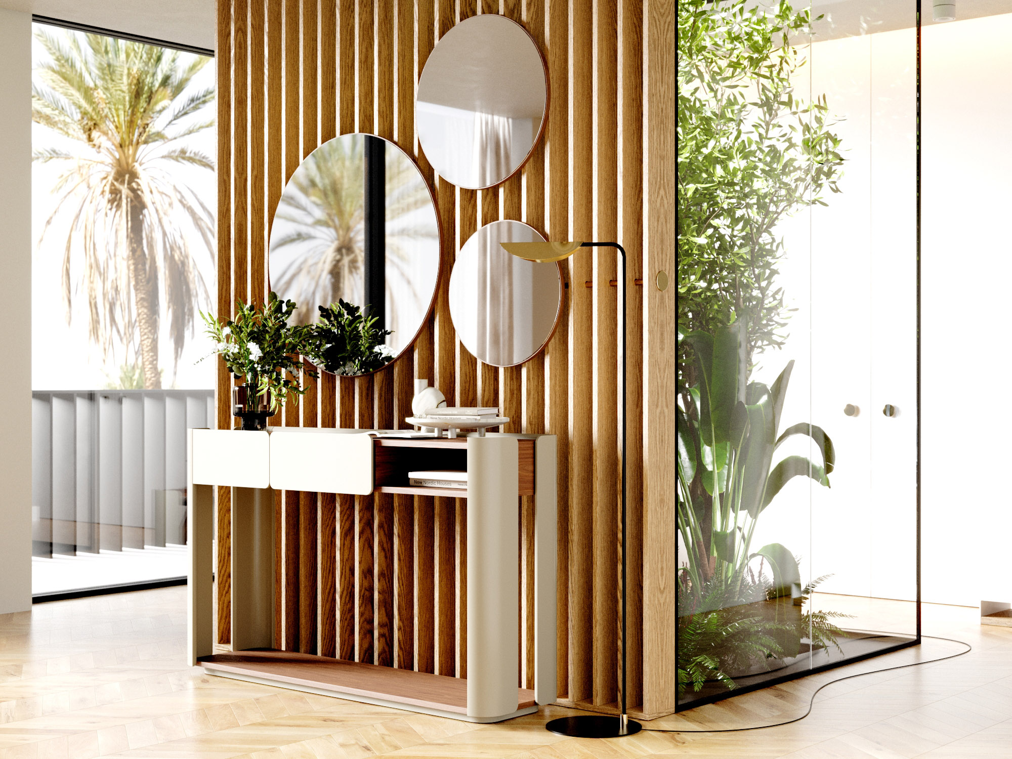 ideias de decoração hall de entrada pequeno