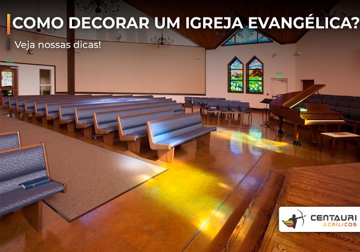 decoração para igreja evangélica simples