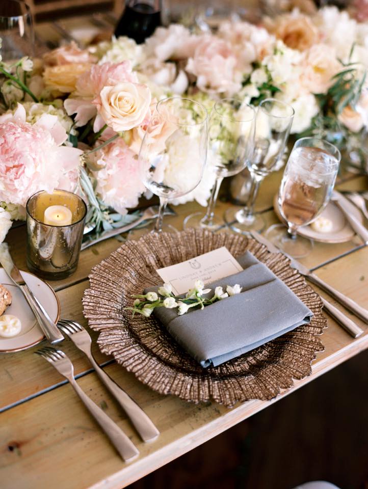 ideias criativas decoração mesa casamento