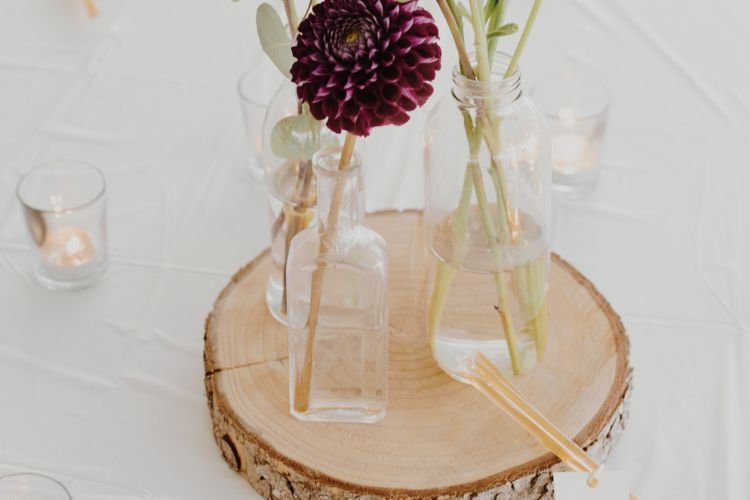 decoração para mesa de casamento