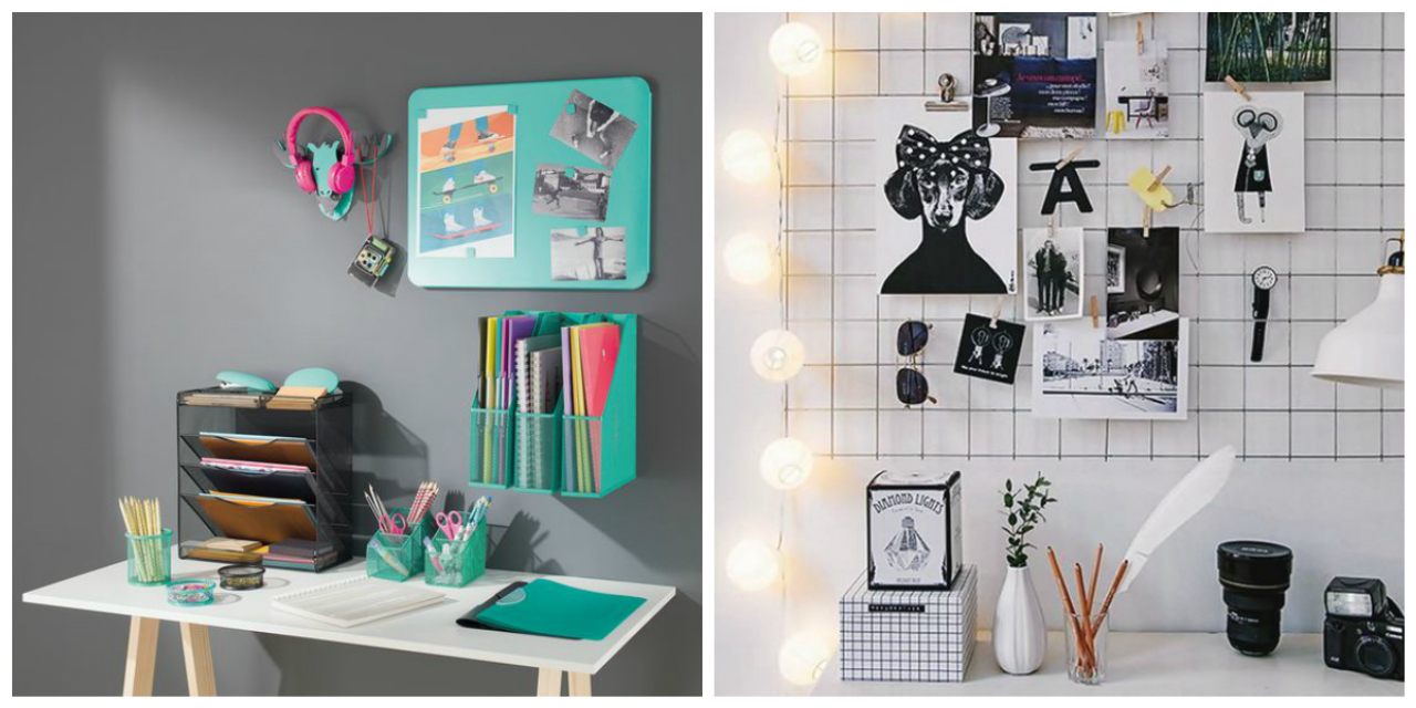 organizador de mesa feminino para espaços pequenos