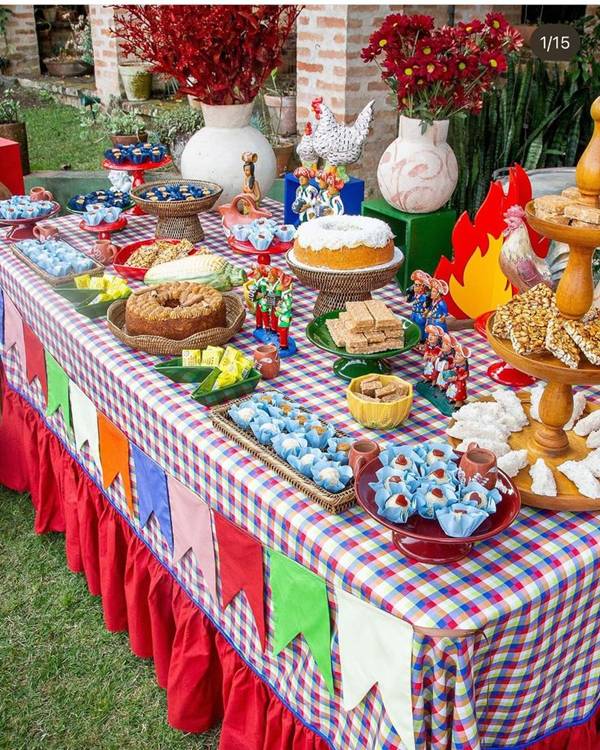 ideias criativas para decorar mesa de sao joao