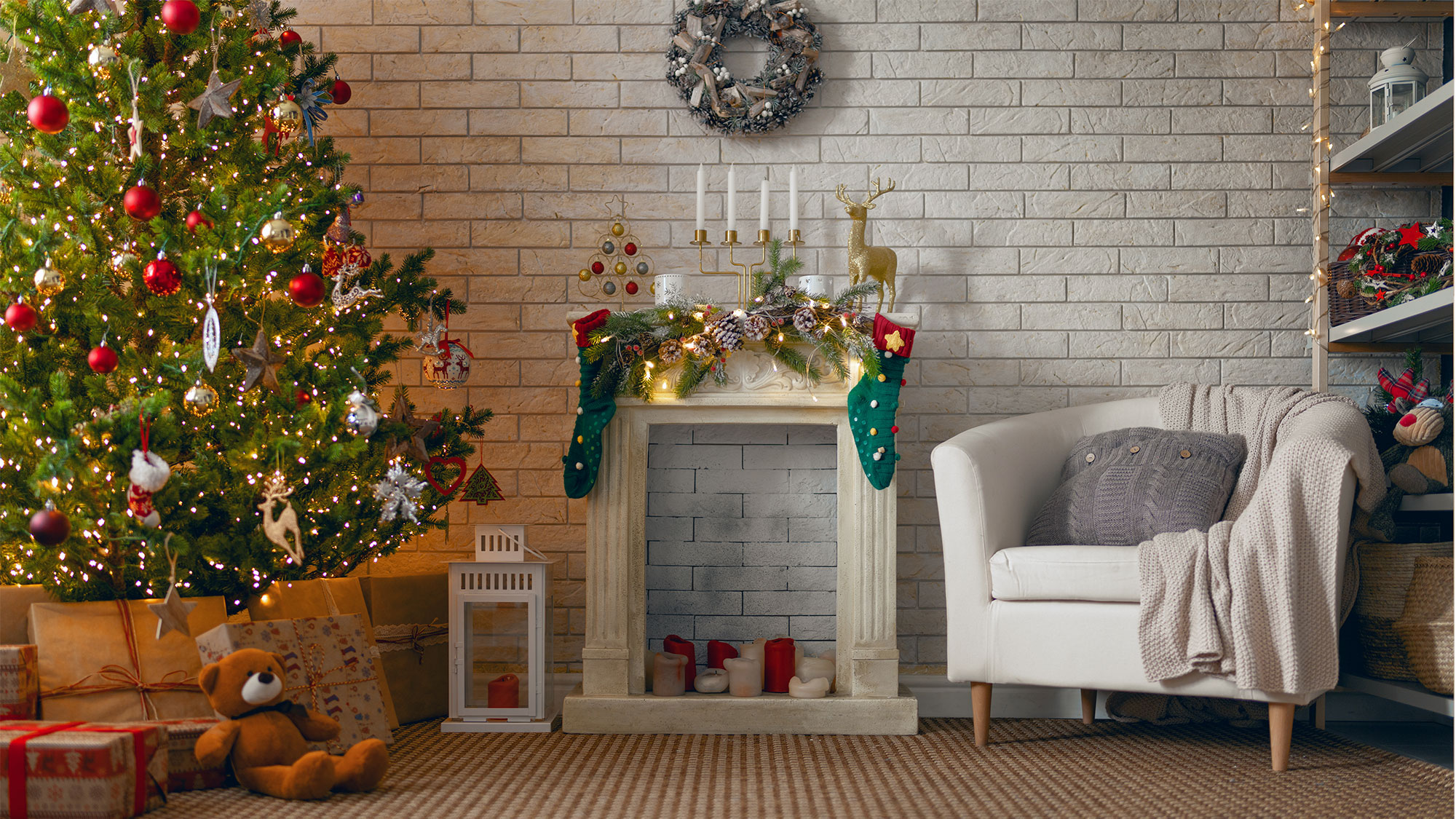 decoração de natal para apartamento