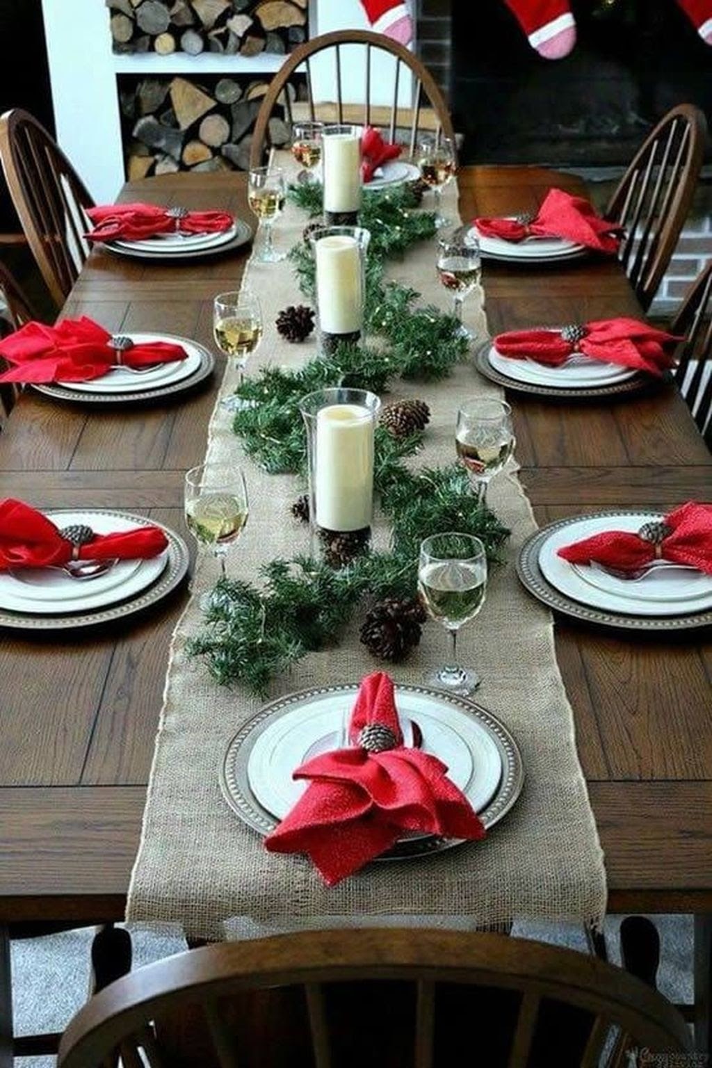 decoração de natal rústica