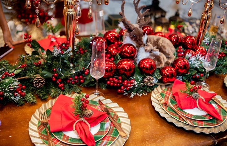 decoração de natal rústica