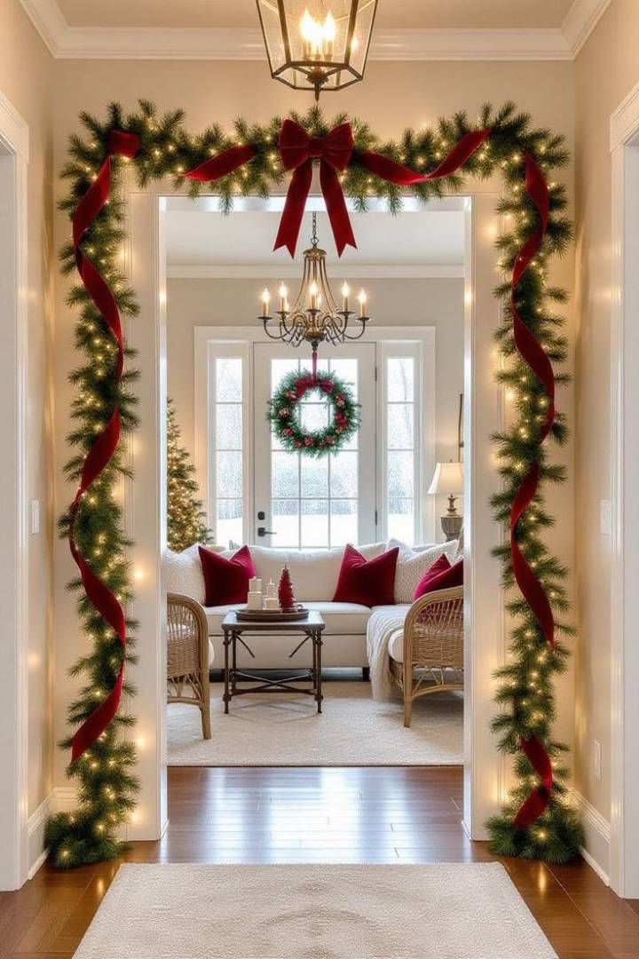 decoração de natal com materiais naturais