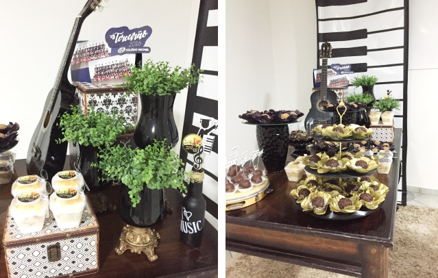 decoração para noite de louvor