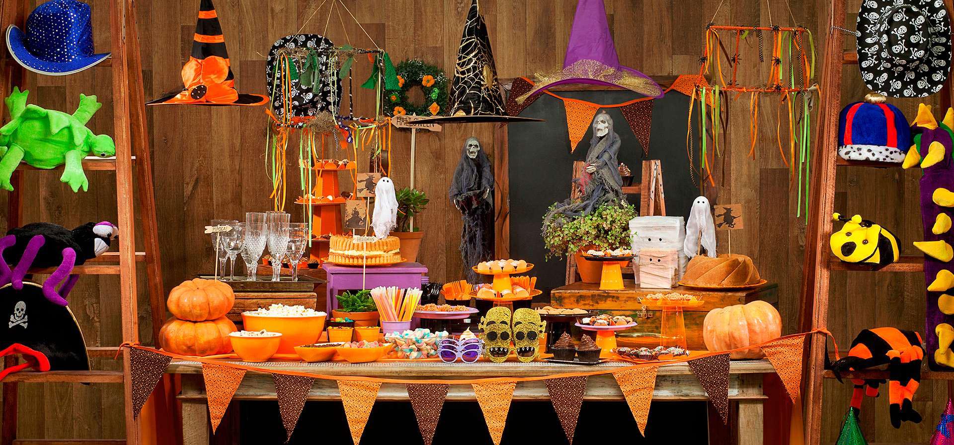 ideias criativas decoração halloween simples