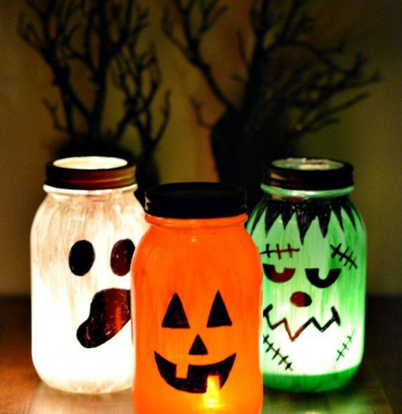 ideias criativas decoração halloween simples