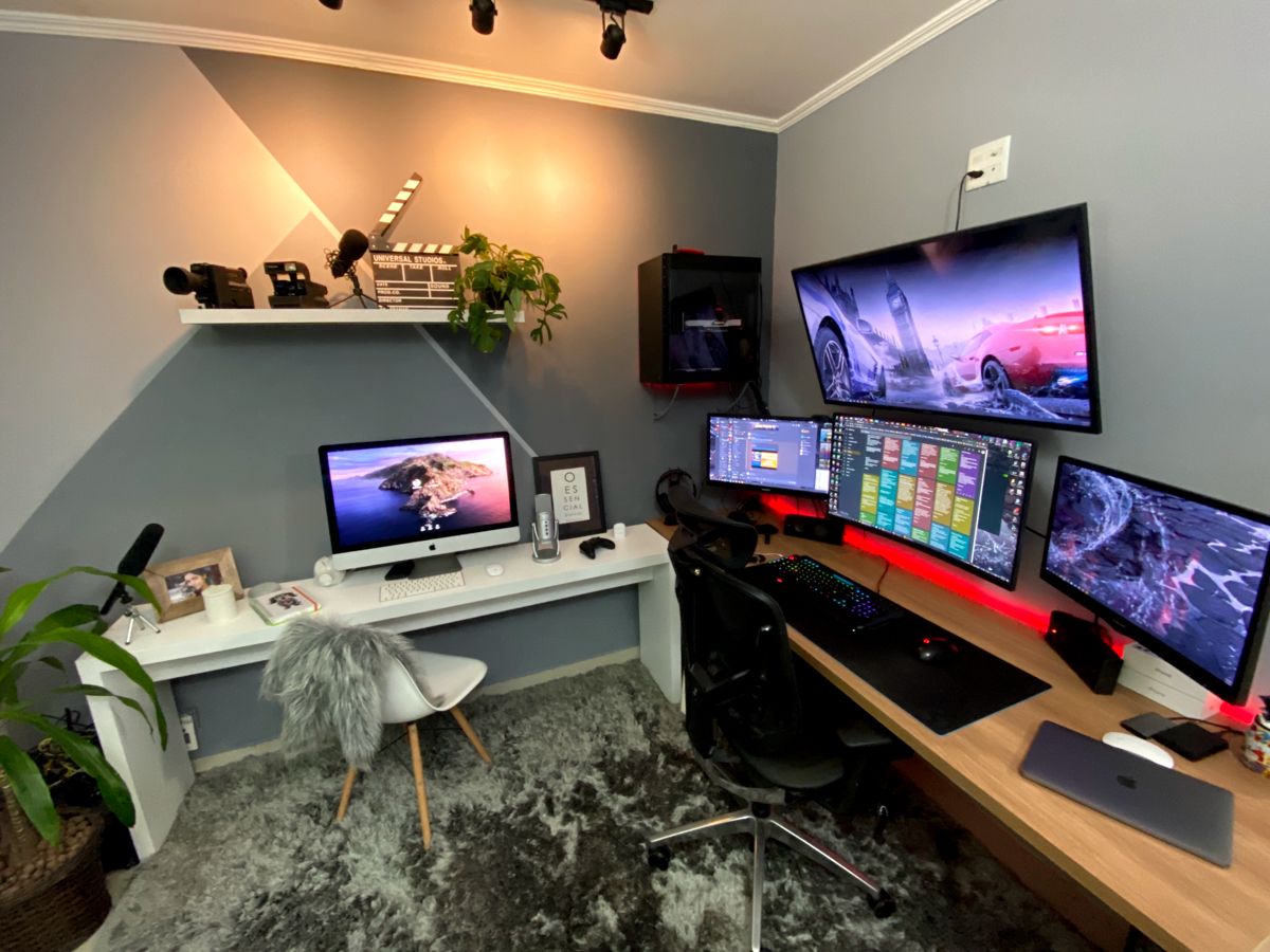 decoração pc gamer barata e criativa