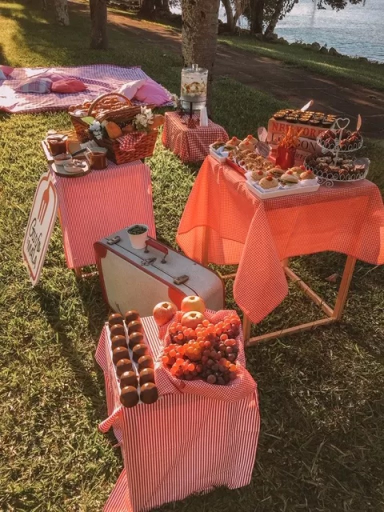 decoração para piquenique