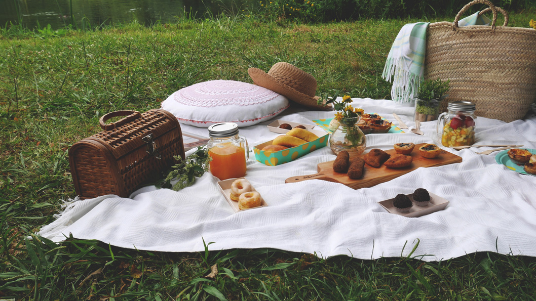 decoração piquenique boho vs romântico qual escolher