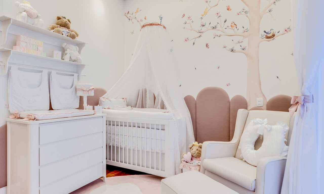 decoração para quarto de bebê feminino