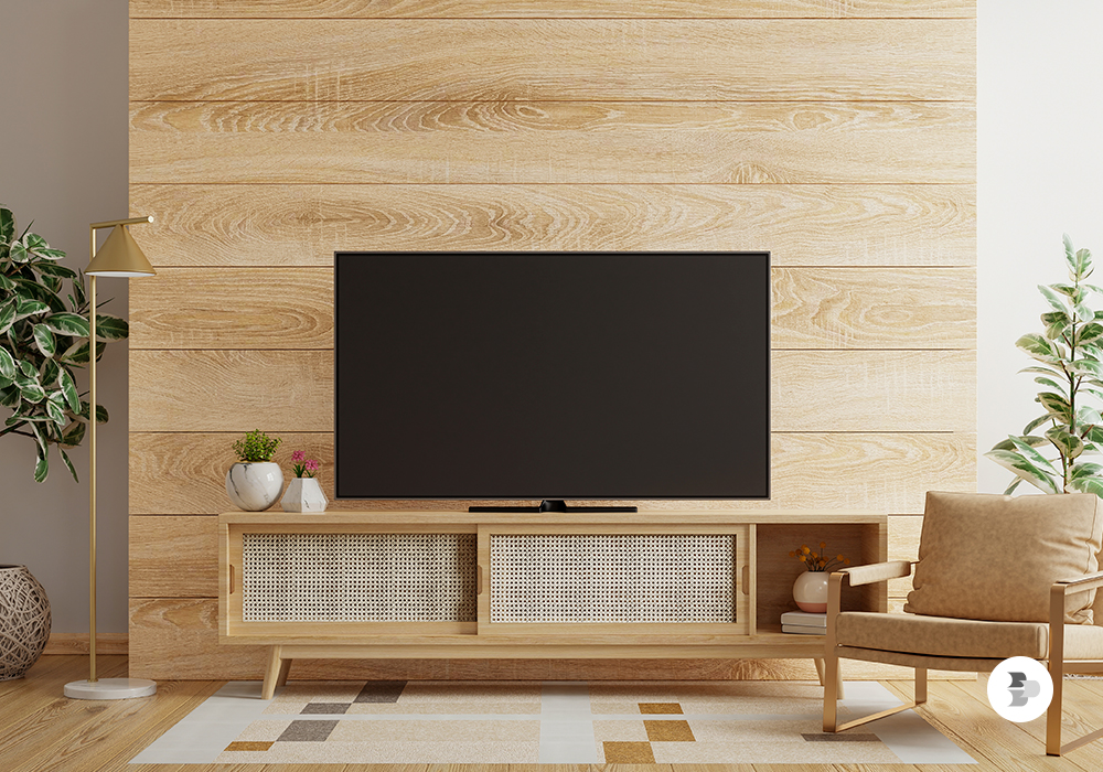 como decorar rack de tv pequeno com painel