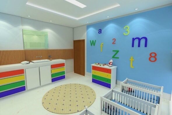 decoração para sala de berçario 1