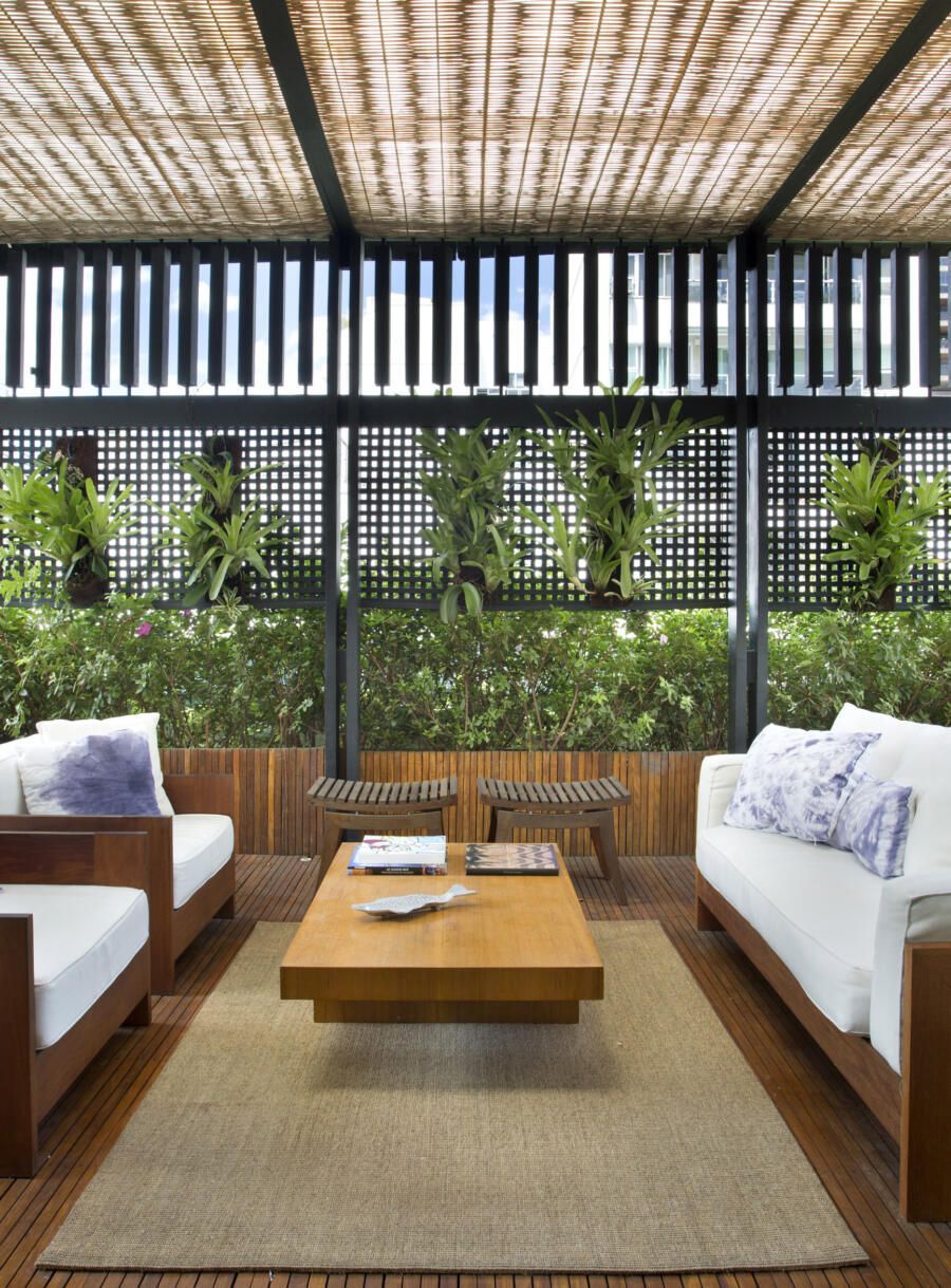 terraço com churrasqueira