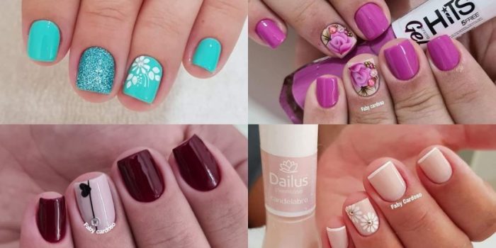 unhas curtas delicadas