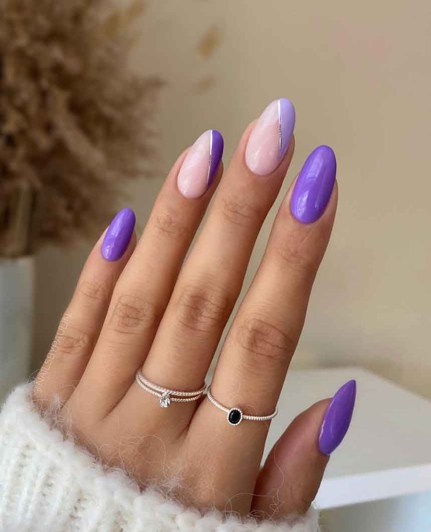 unhas filha única decorada