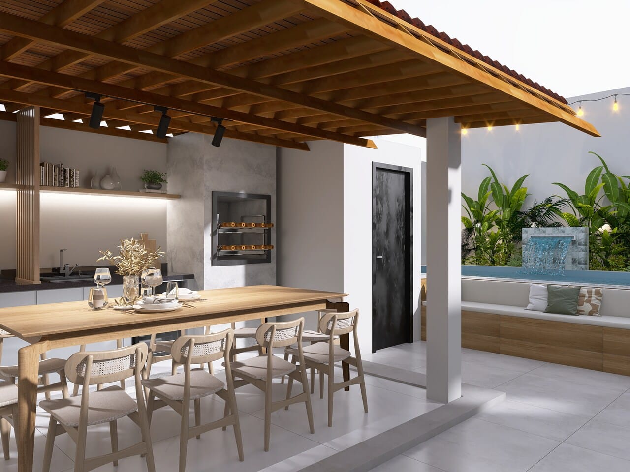 quanto custa decorar parede área gourmet barata