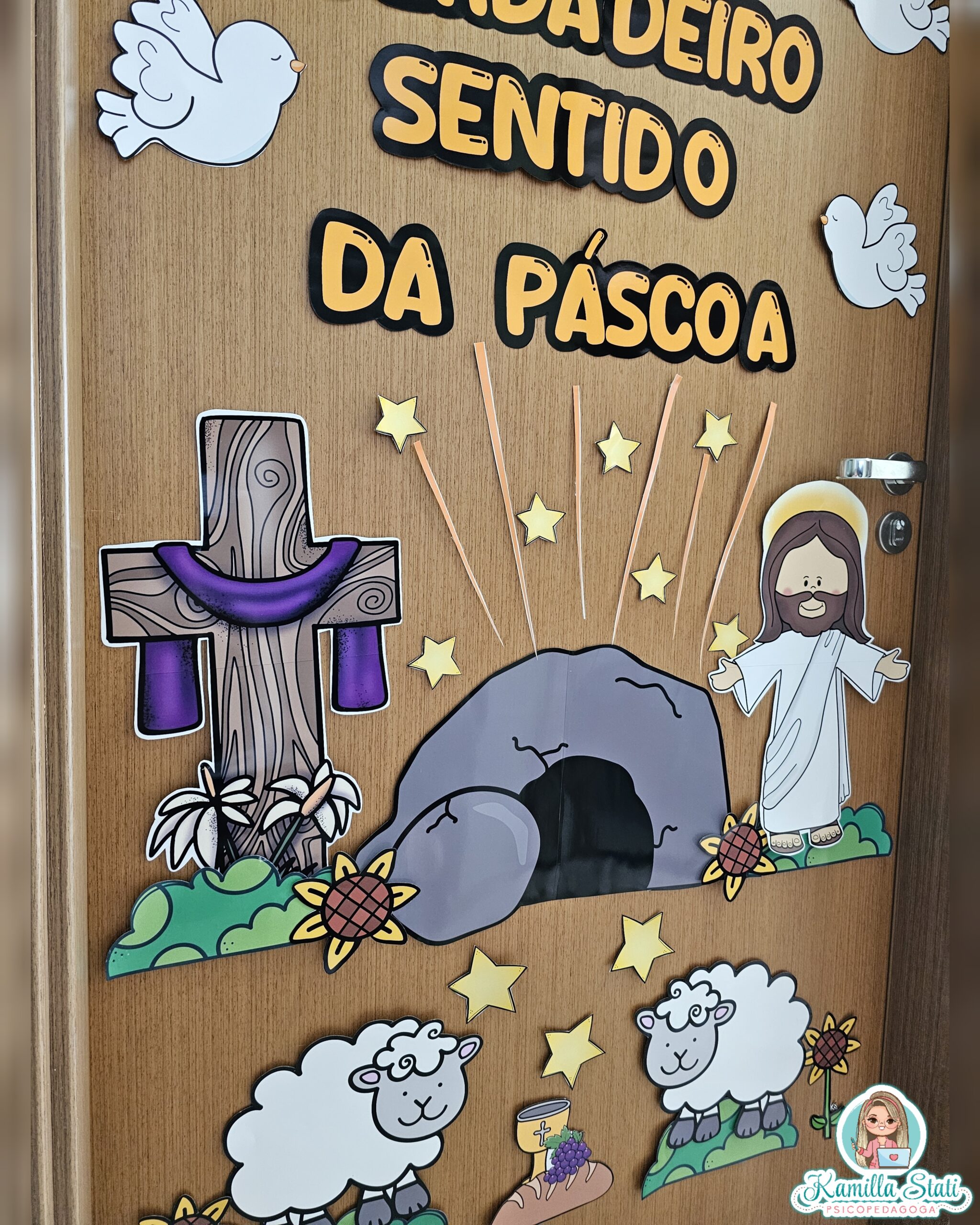 decoração páscoa cristã barata
