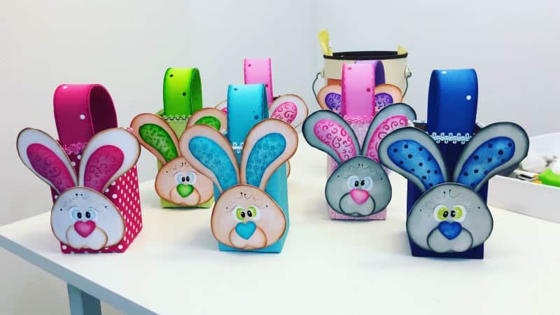 molde coelho pascoa eva 3d passo a passo