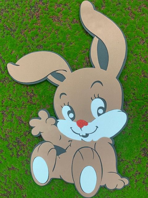 molde coelho pascoa eva 3d passo a passo