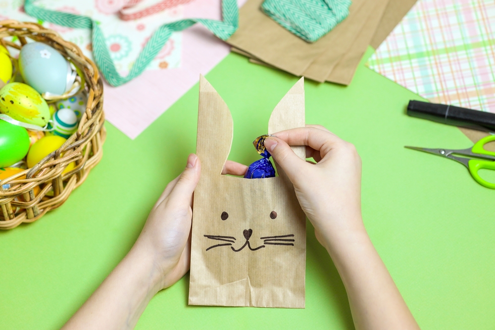 decoração páscoa loja