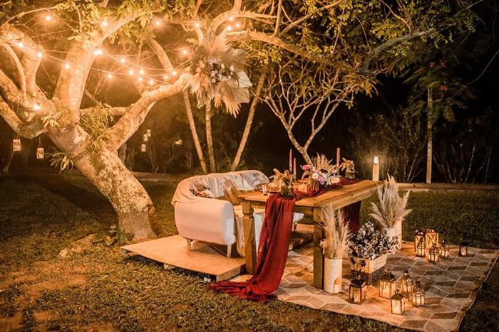 erros comuns decoração pedido de casamento