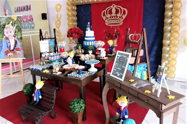 festa infantil tema pequeno príncipe
