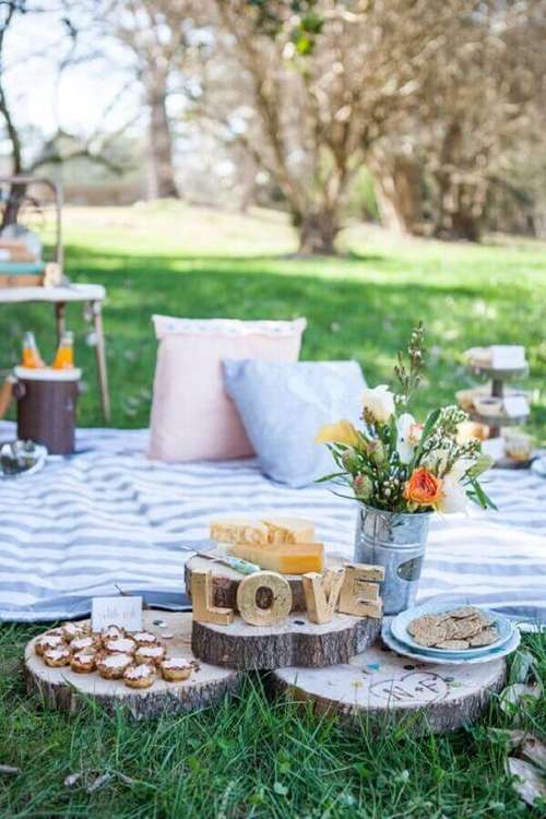 decoração piquenique aniversario infantil versus adulto