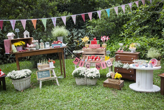 custo médio decoração piquenique infantil