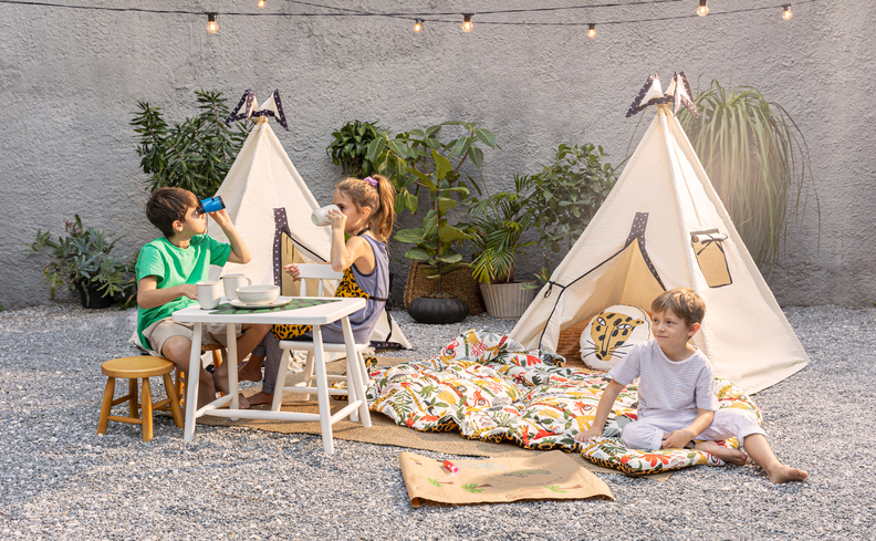 como fazer decoração piquenique infantil com balões