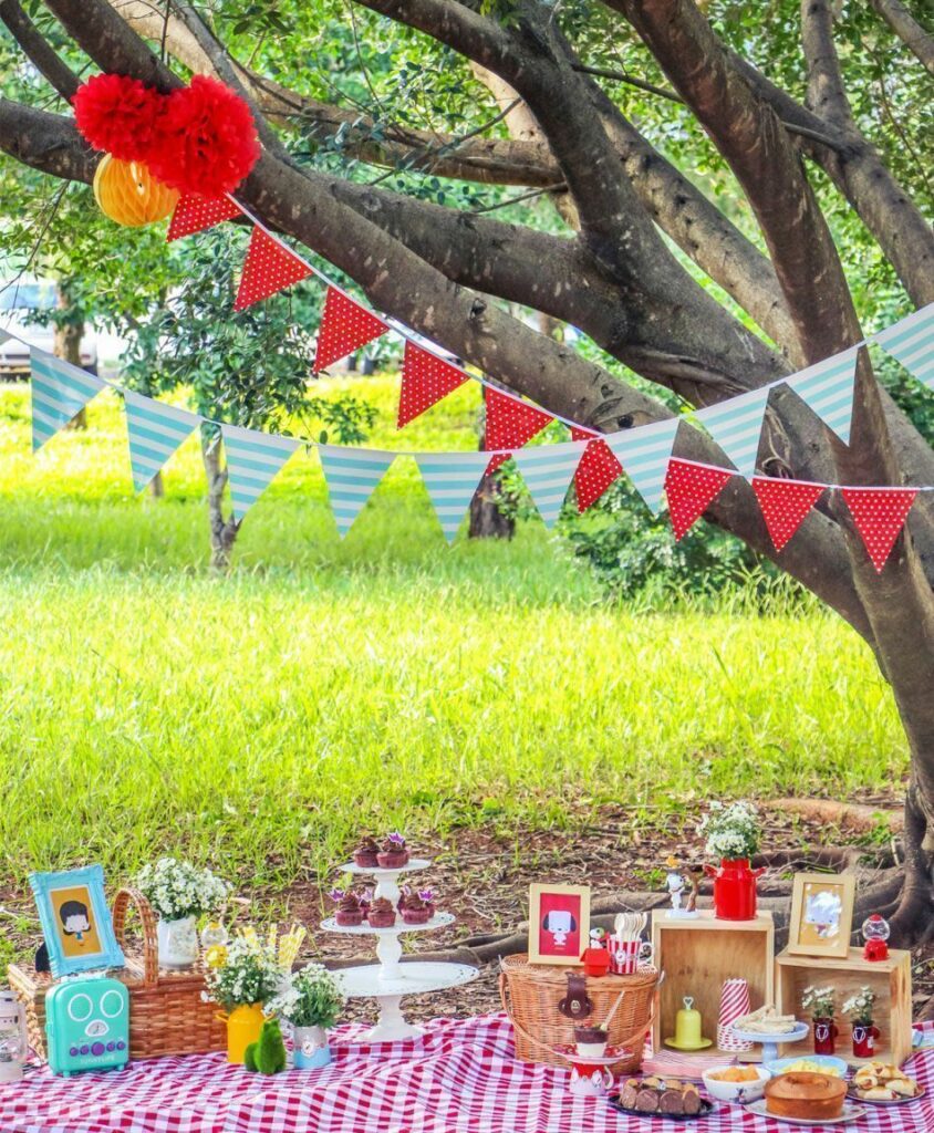 ideias criativas decoração piquenique infantil
