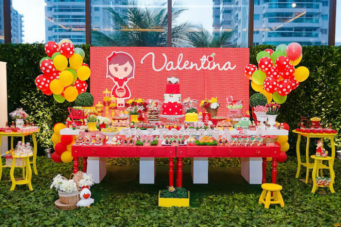decoração piquenique infantil vs festa tradicional