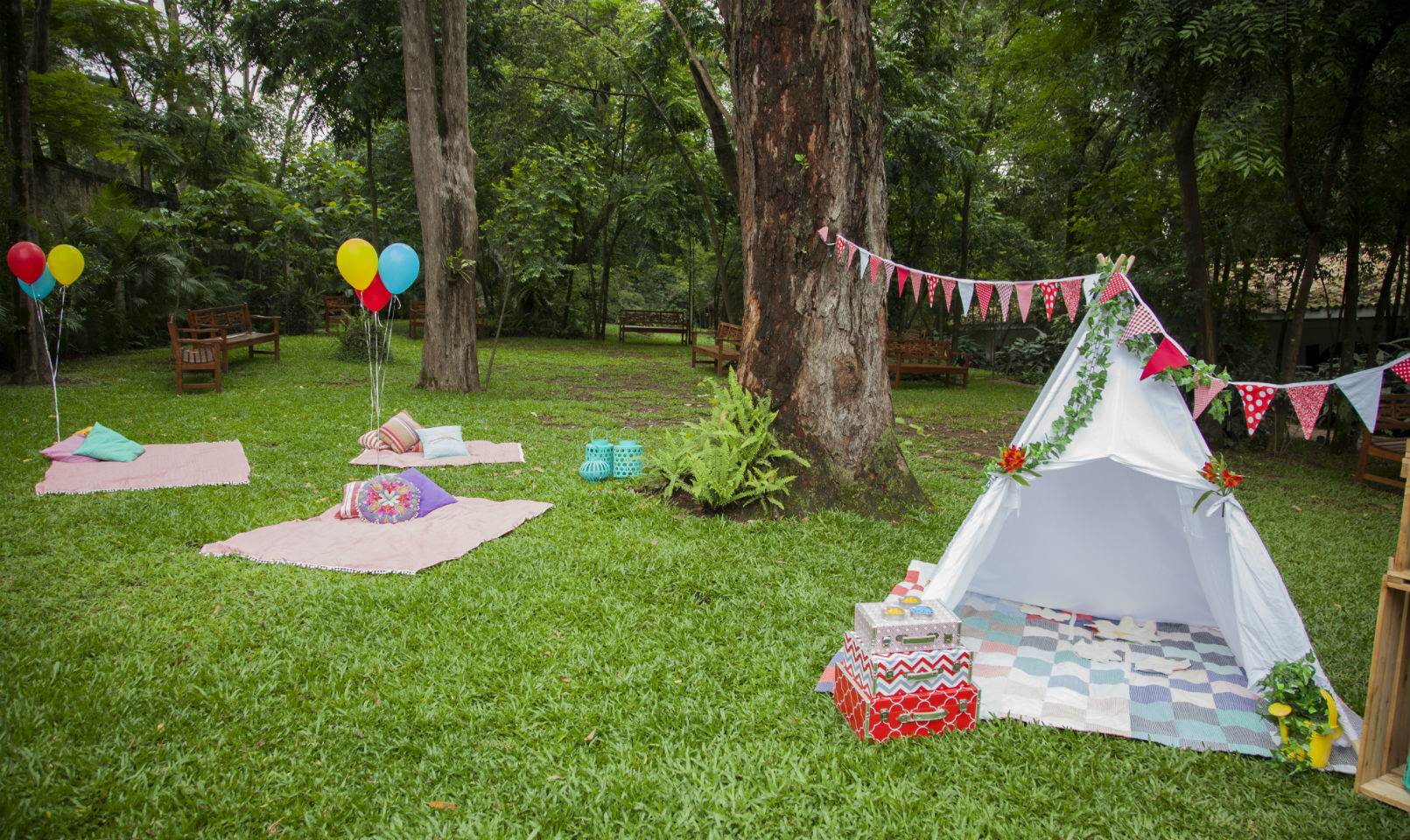 decoração piquenique infantil