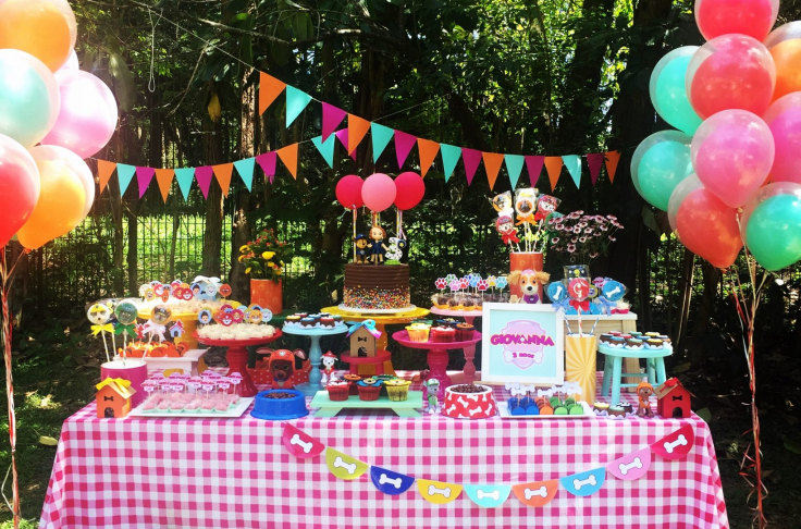 decoração piquenique infantil vs festa tradicional