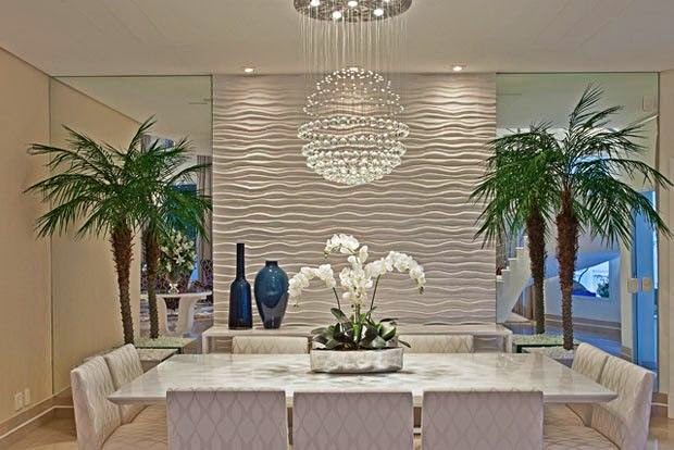 ideias de decoração com plantas artificiais para sala pequena