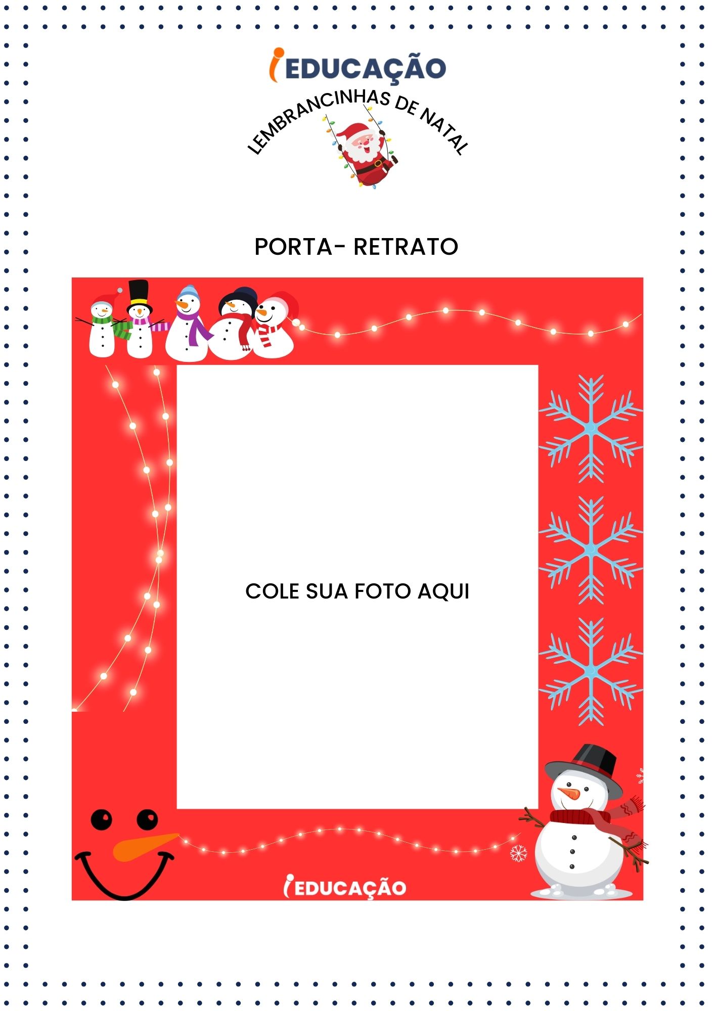 como fazer boneco de neve na porta com E.V.A. para educação infantil