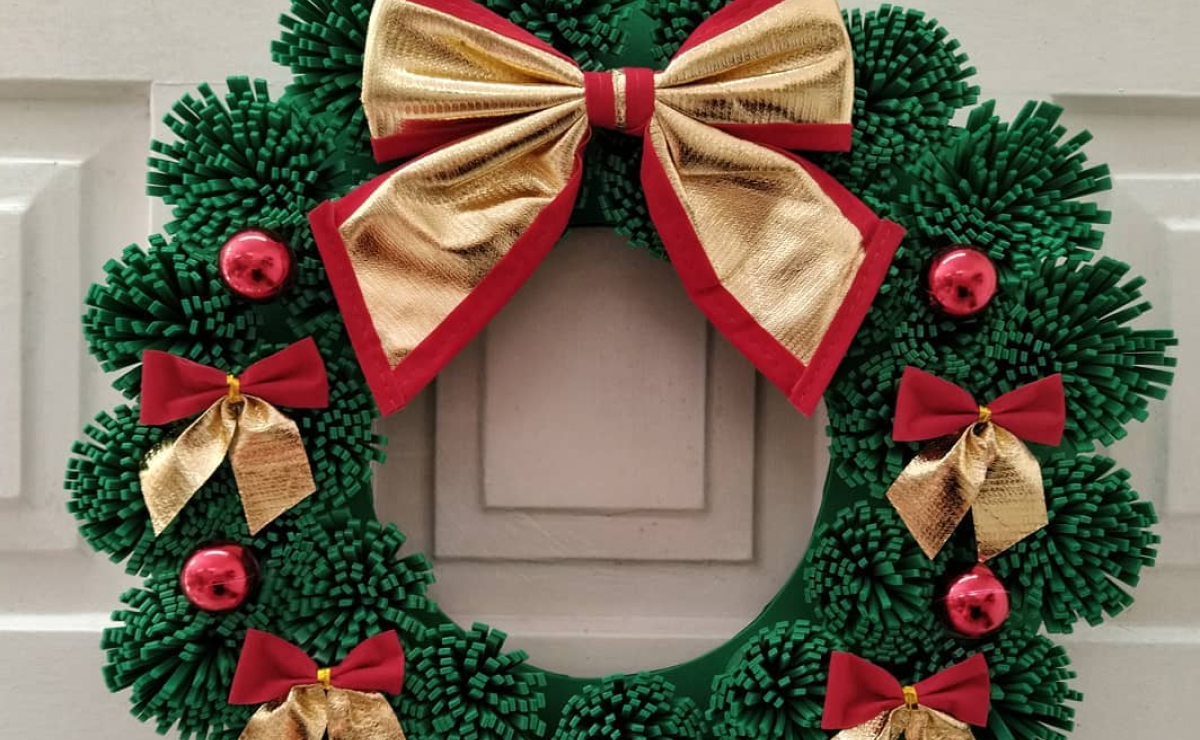 ideias de decoração de porta de natal para educação infantil passo a passo