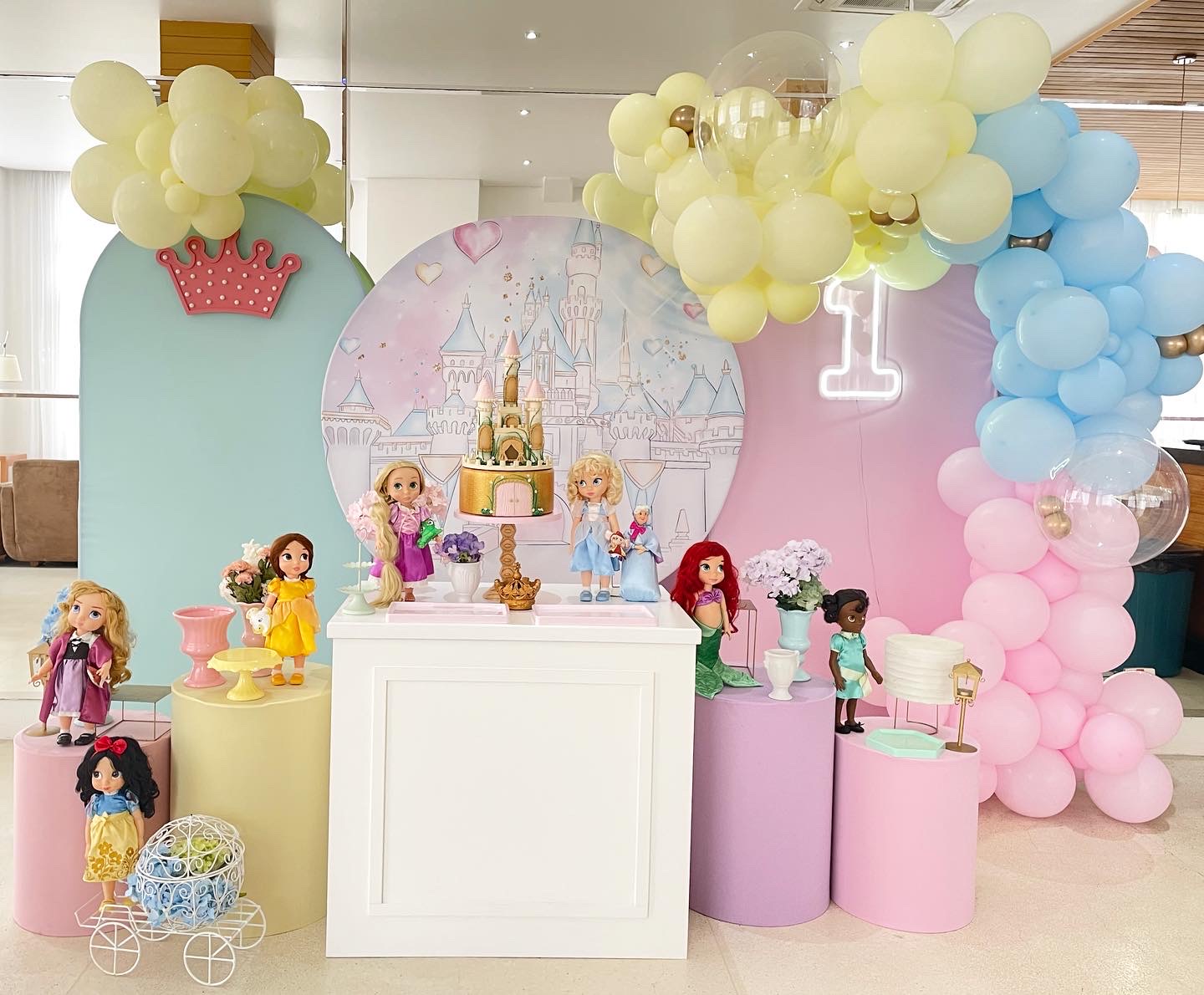 decoração princesas disney